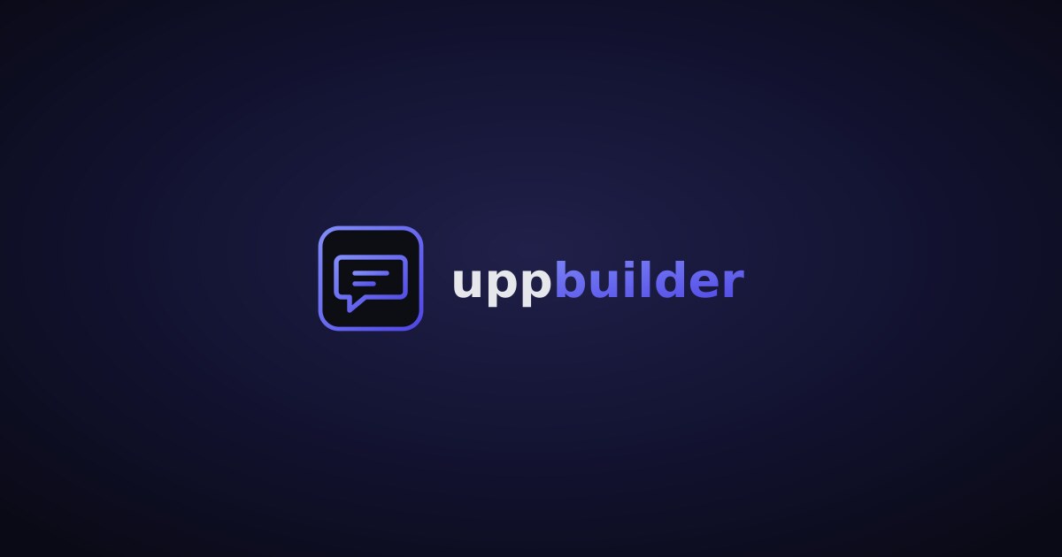 uppbuilder: describe an app, get a running one